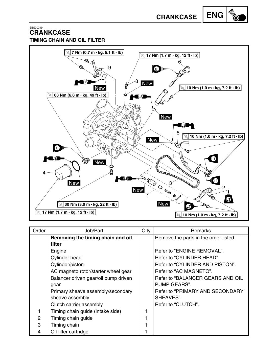 Yamaha Grizzly 700 YFM7FGPW 2007 service manual - page 226