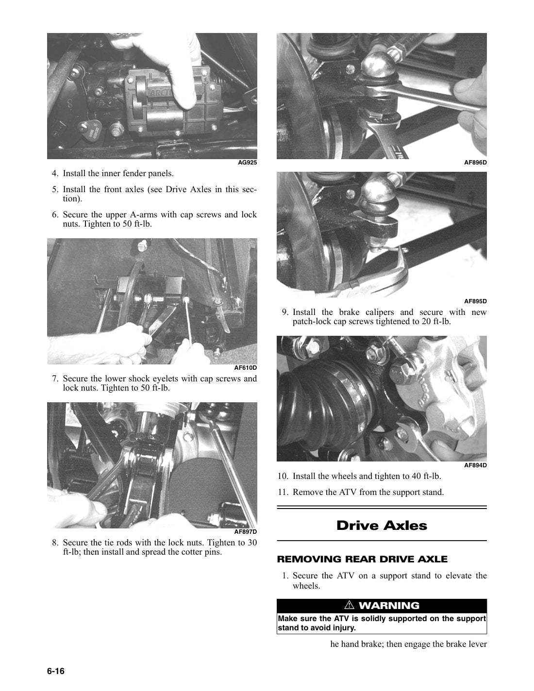 Arctic Cat 450 550 650 700 1000 ATV Service Manual 2011 - page 230