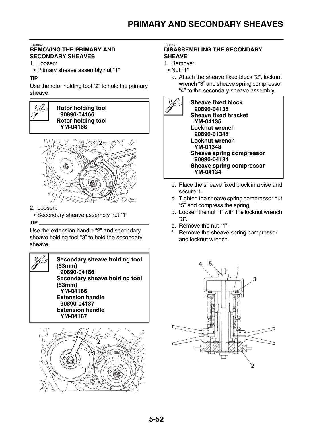 Yamaha Grizzly 700 2021 service manual - page 231