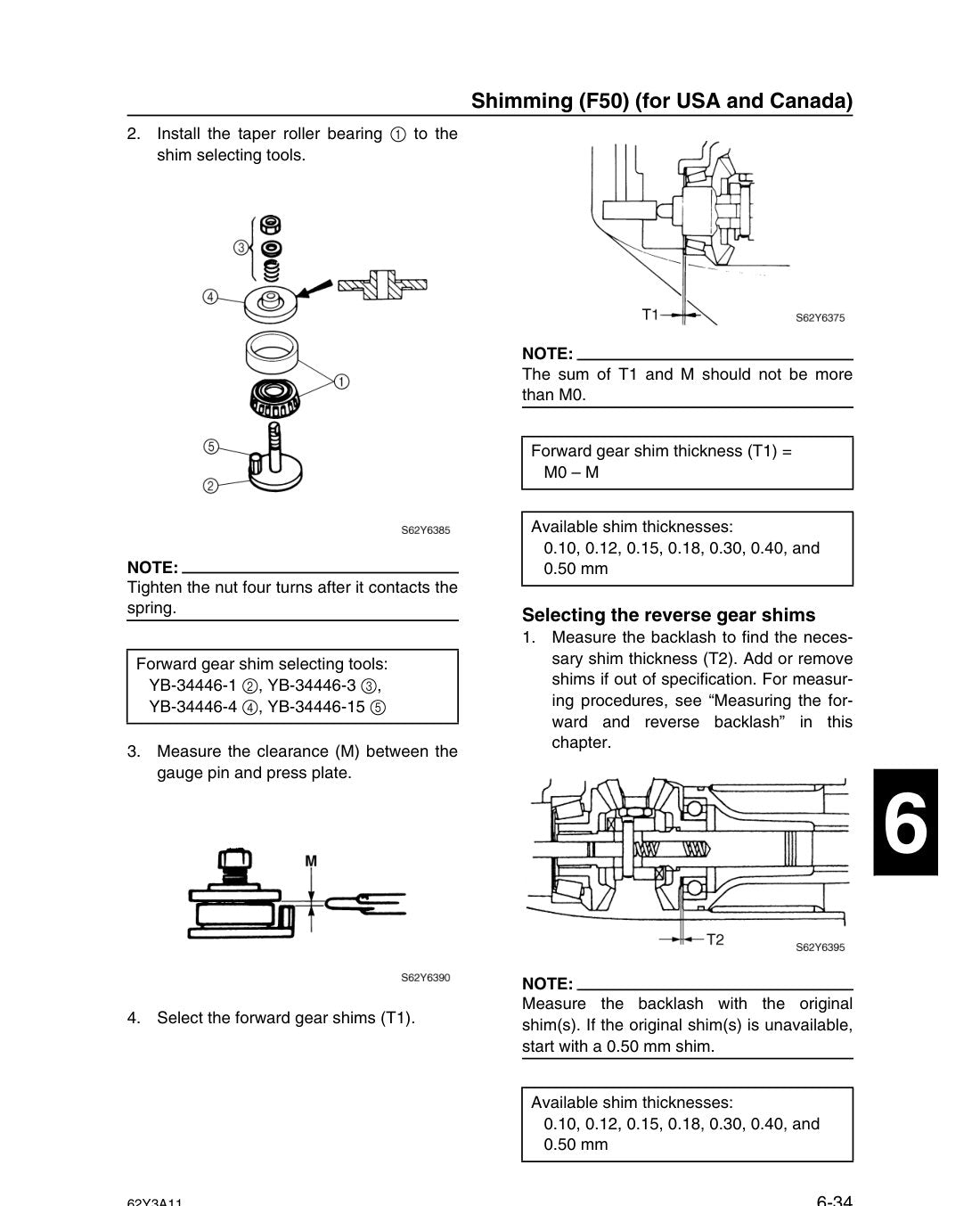 Yamaha F50A FT50B FT50C Outboard service manual - page 233