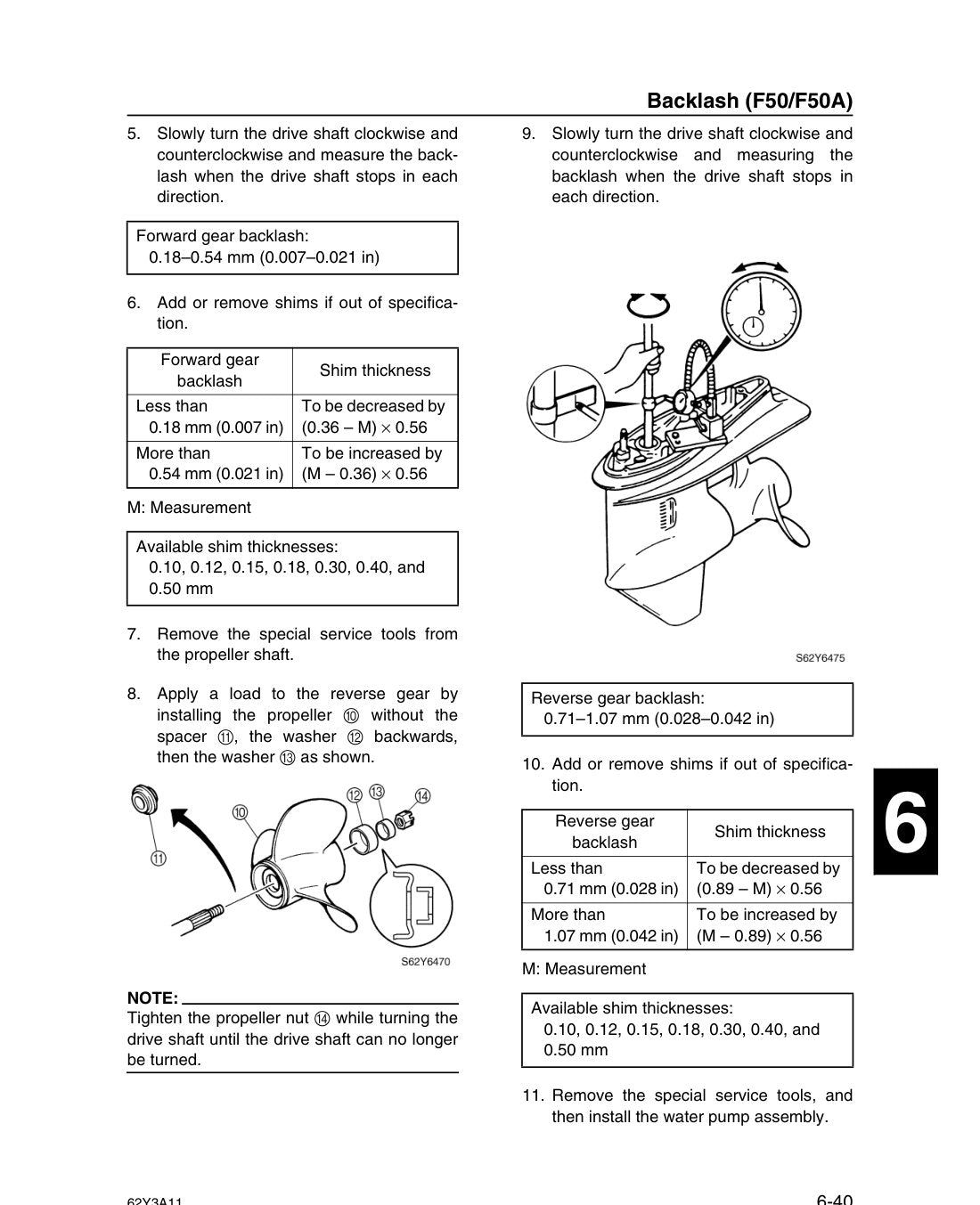 Yamaha F50A FT50B FT50C Outboard service manual - page 239