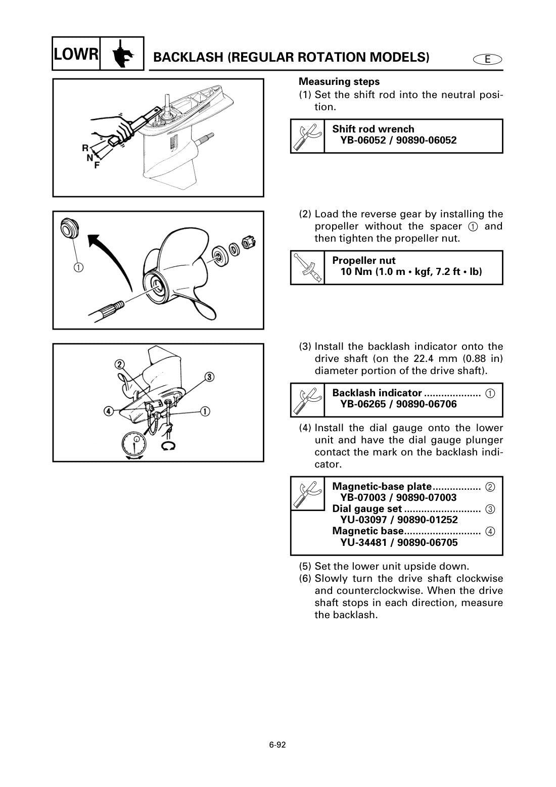 Yamaha 150 200 HP Outboard 1999 service manual - page 243