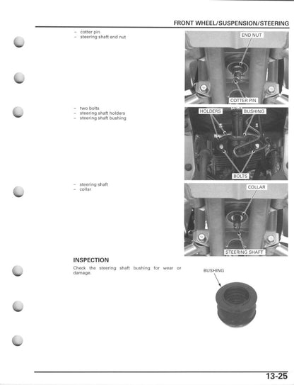 Honda Sportrax TRX250EX TRX250X ATV Service Manual 2006-2011 - page 247