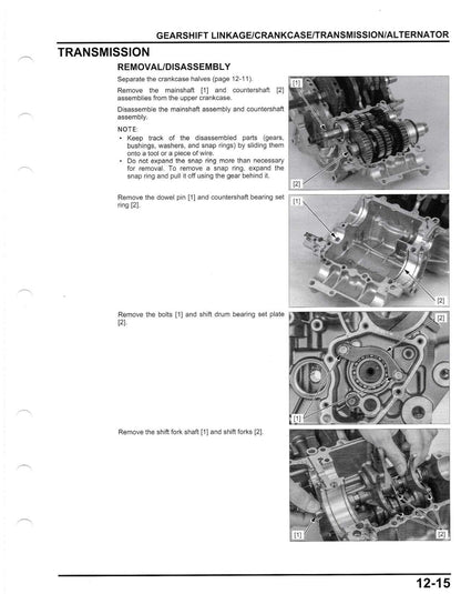 Honda VFR800F 2014-2015 service manual - page 251