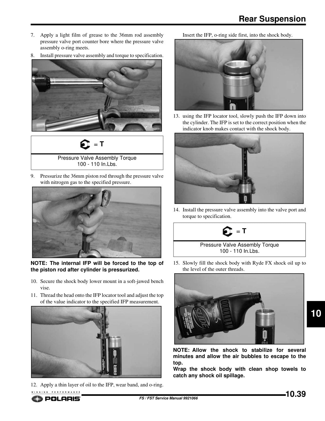 Polaris FS FST 2006-2008 service manual - page 255