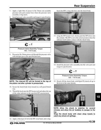 Polaris FS FST 2006-2008 service manual - page 255