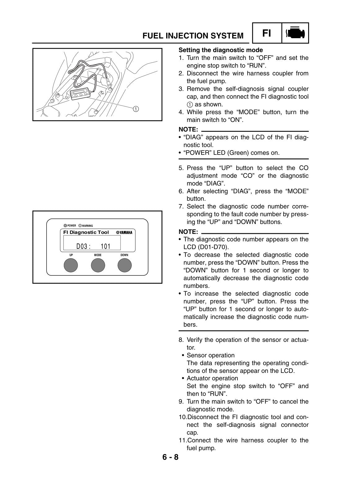 Yamaha Raptor 700 YFM700R 2006 service manual - page 255