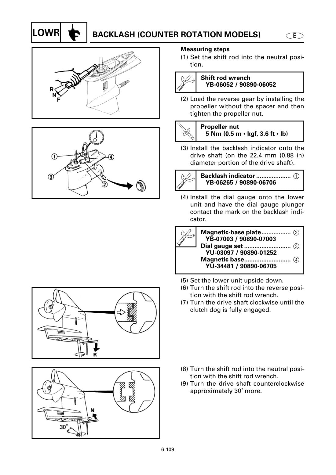 Yamaha 150-225 V6 Outboard 1998 service manual - page 256