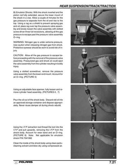 Polaris Pro X 2003 service manual - page 259