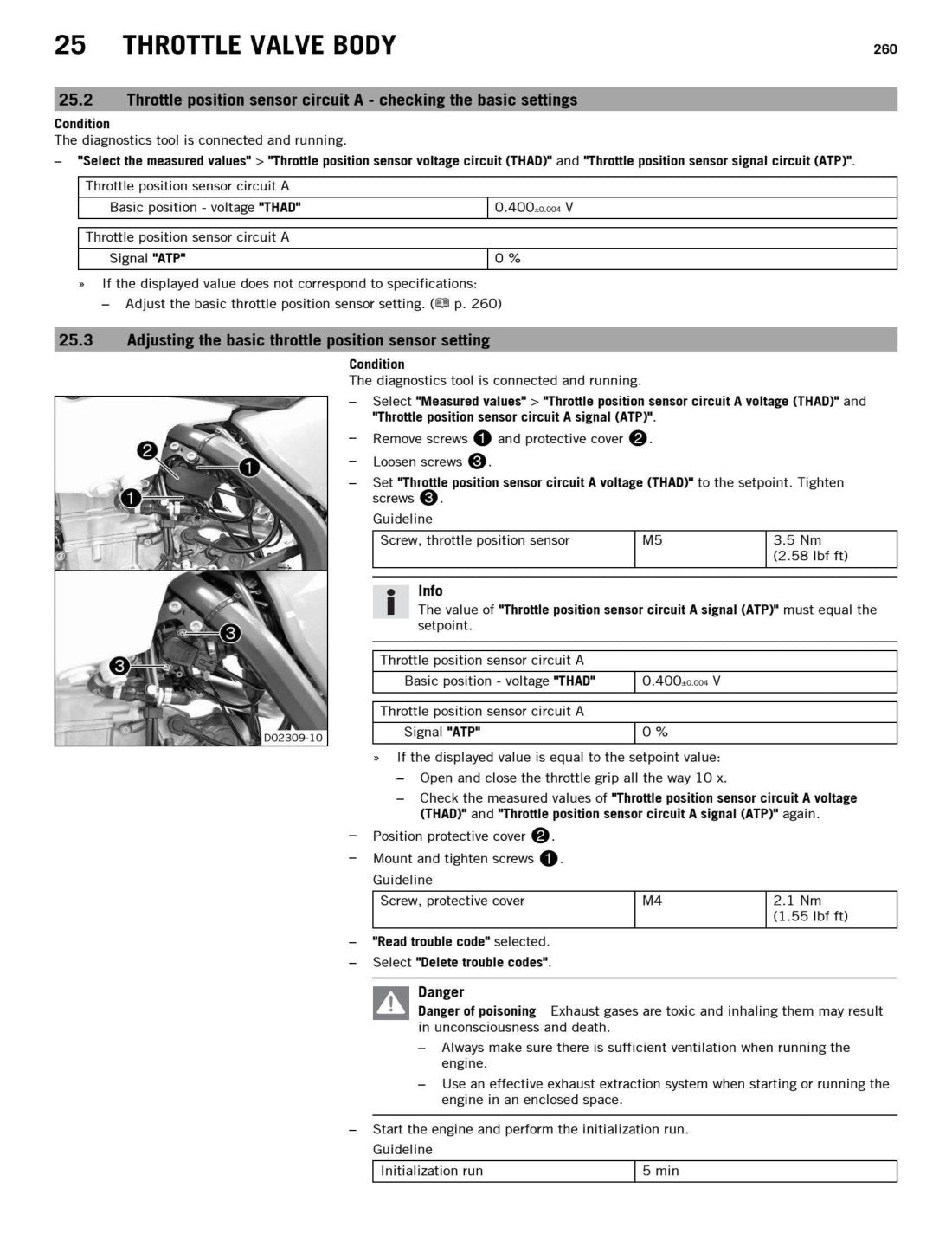 KTM 450 500 EXC-F 2017 service manual - page 262