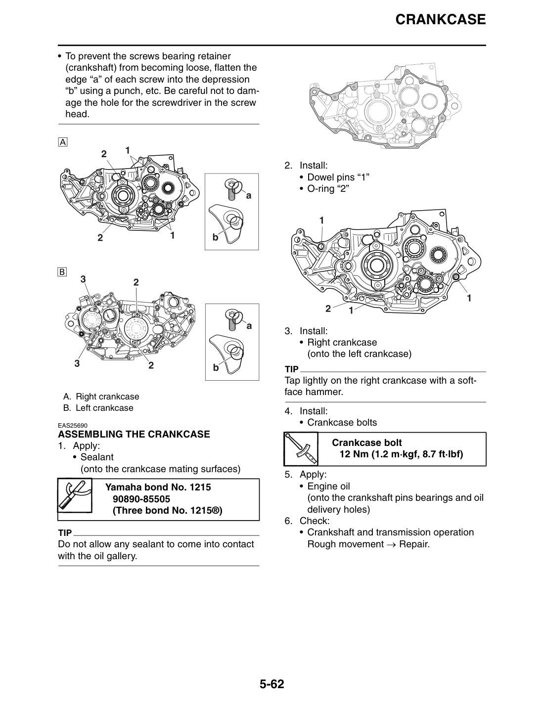 Yamaha YFZ450R 2009 service manual - page 263