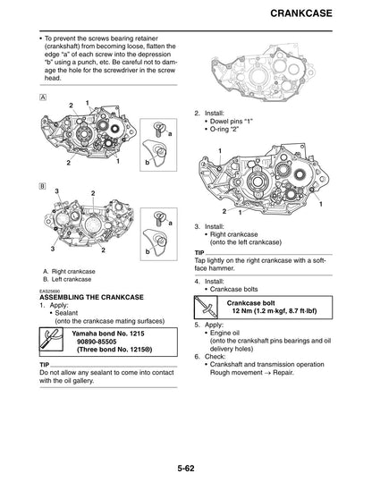 Yamaha YFZ450R 2009 service manual - page 263