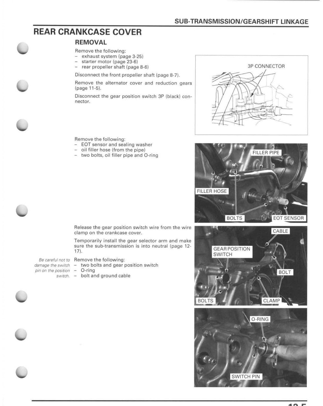 Honda Big Red MUV700 2009-2012 service manual - page 283
