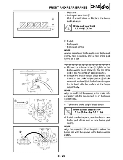 Rhino 450 brake pad replacement
