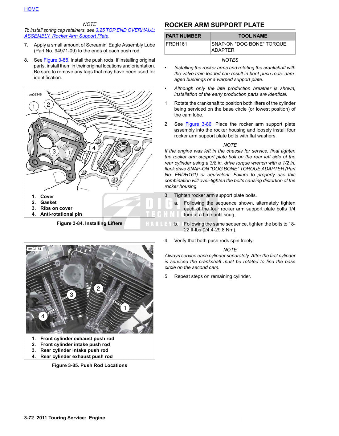 2011 Harley-Davidson Touring Motorcycle Service Manual - page 302