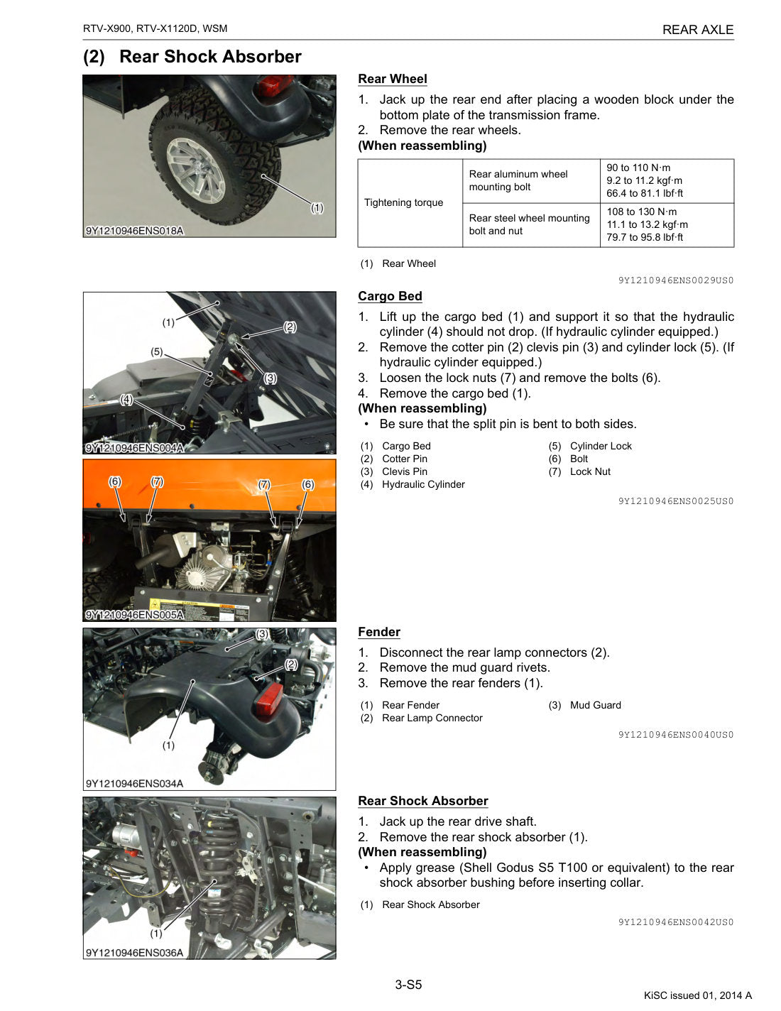 Kubota RTV-X900 X1120 service manual - page 313