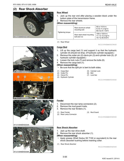 Kubota RTV-X900 X1120 service manual - page 313