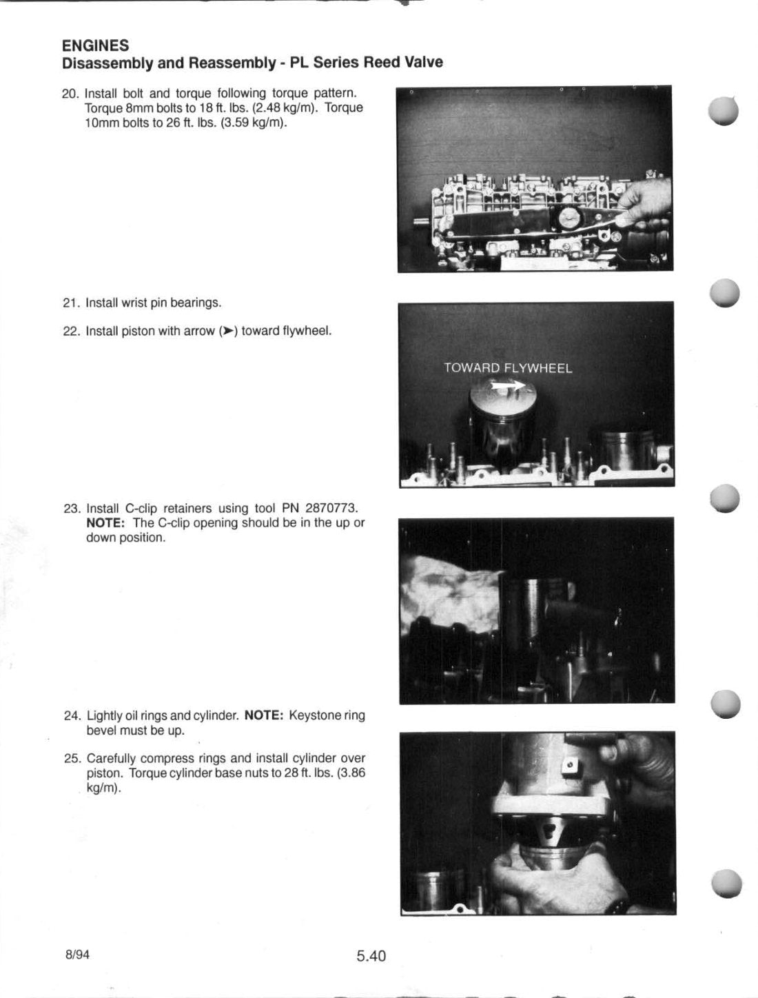 Polaris Snowmobile 1985-1995 service manual - page 314