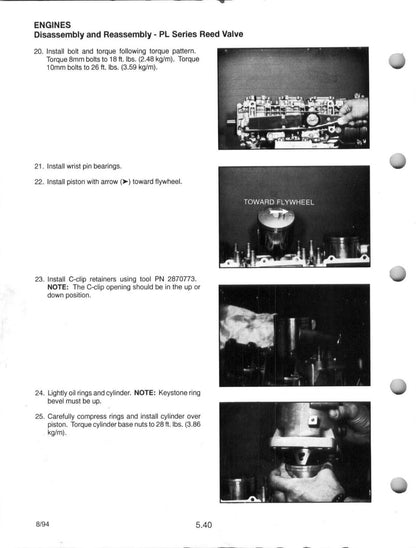 Polaris Snowmobile 1985-1995 service manual - page 314