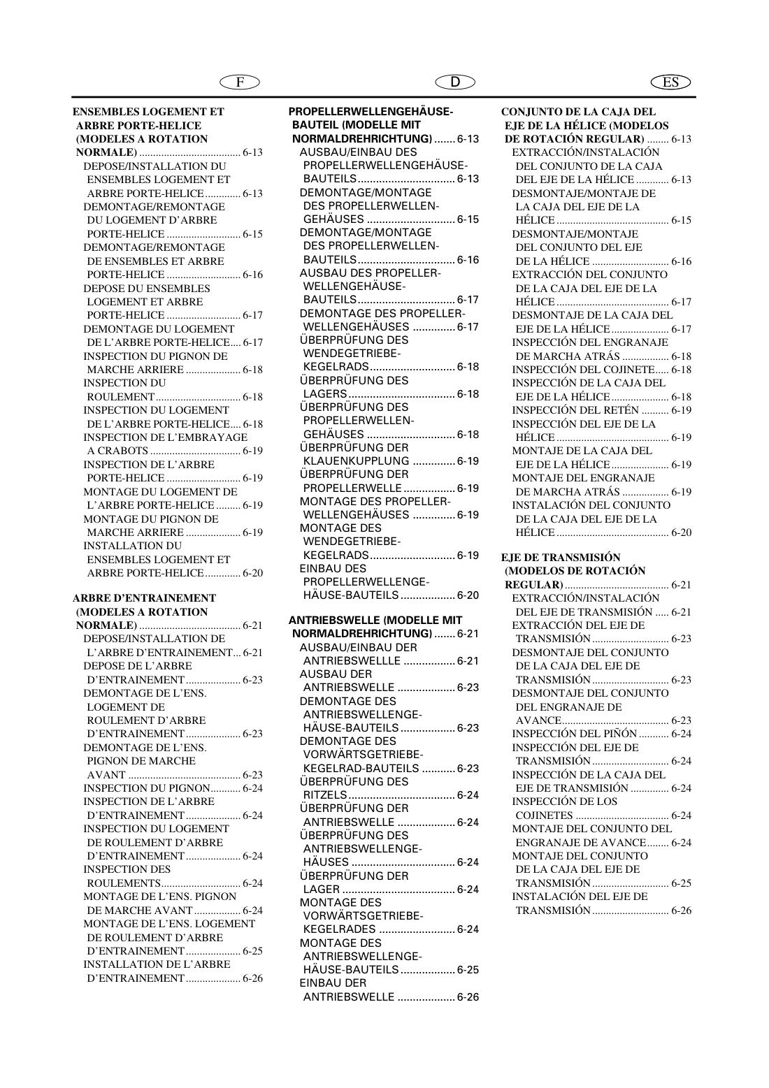 Yamaha 100-140 V4 Outboard 1999 service manual - page 317