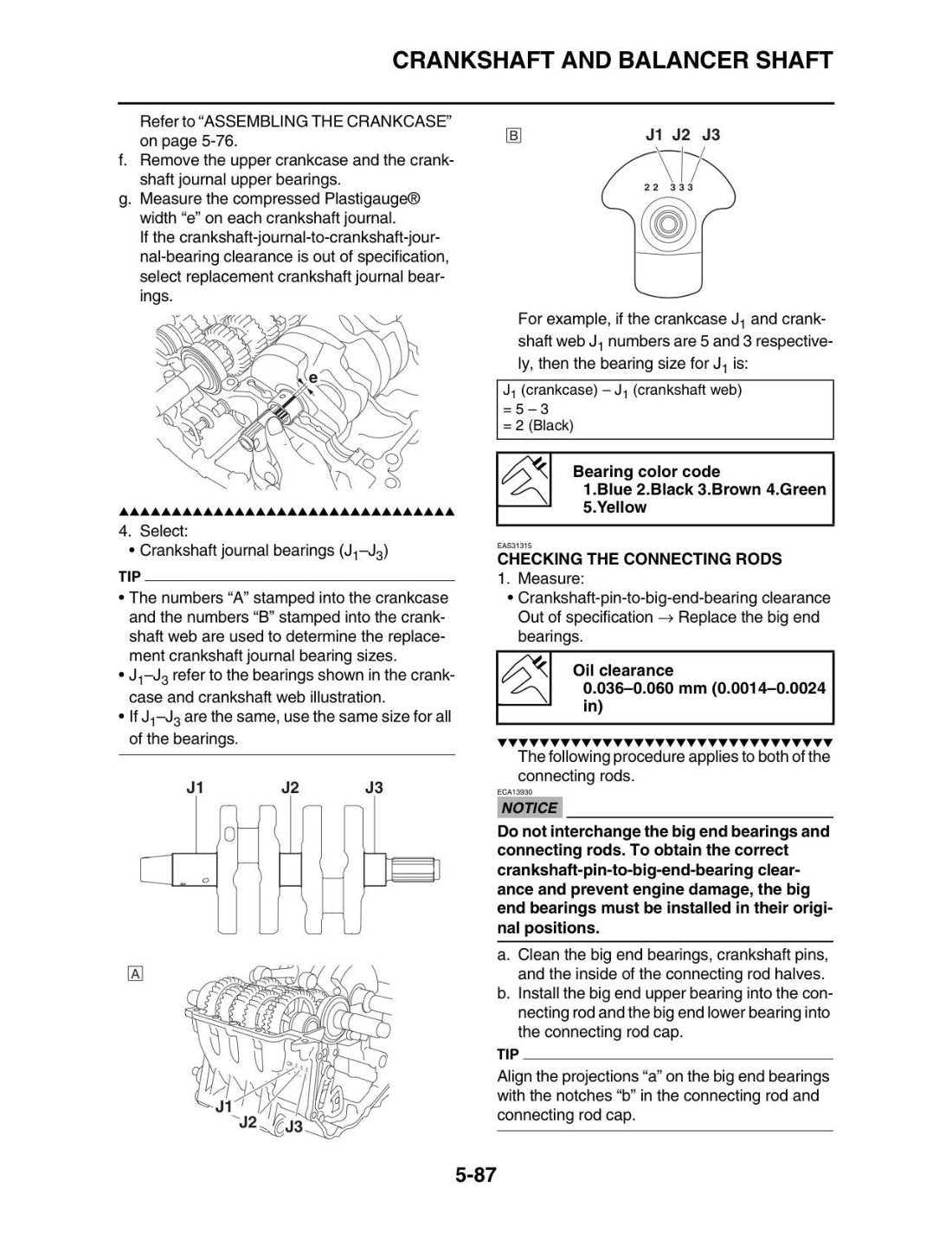 Yamaha YZF-R3 2015-2018 service manual - page 322