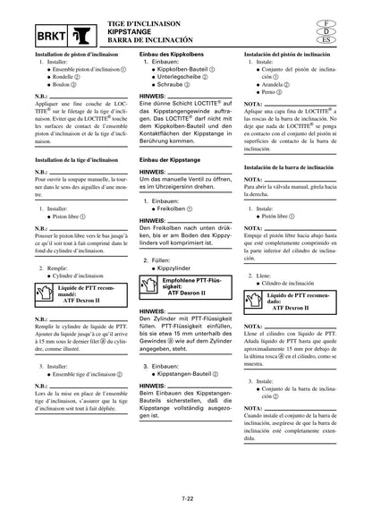 Yamaha F20A F25A Outboard service manual - page 329