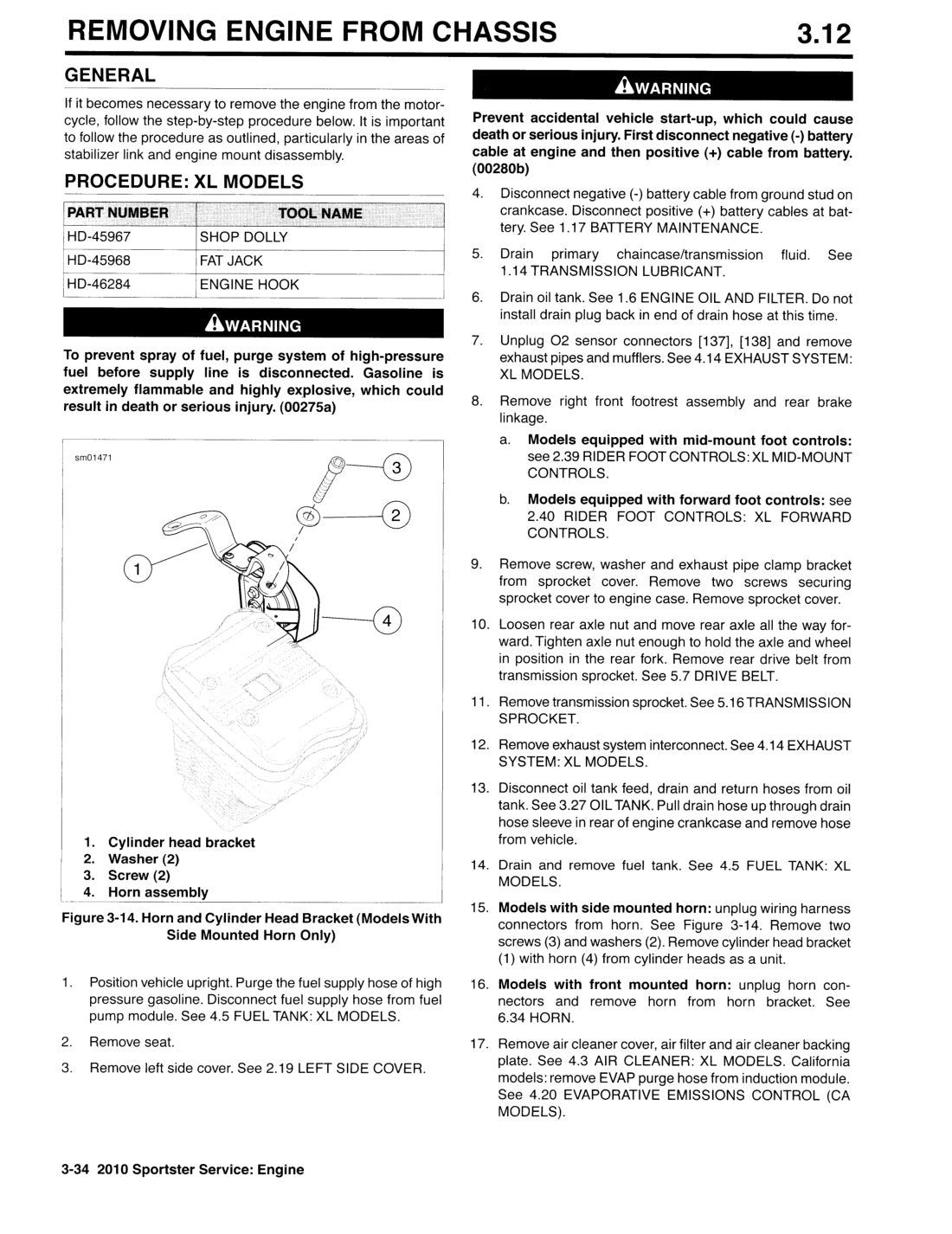 2010 Harley-Davidson Sportster Motorcycle Service Manual - page 338