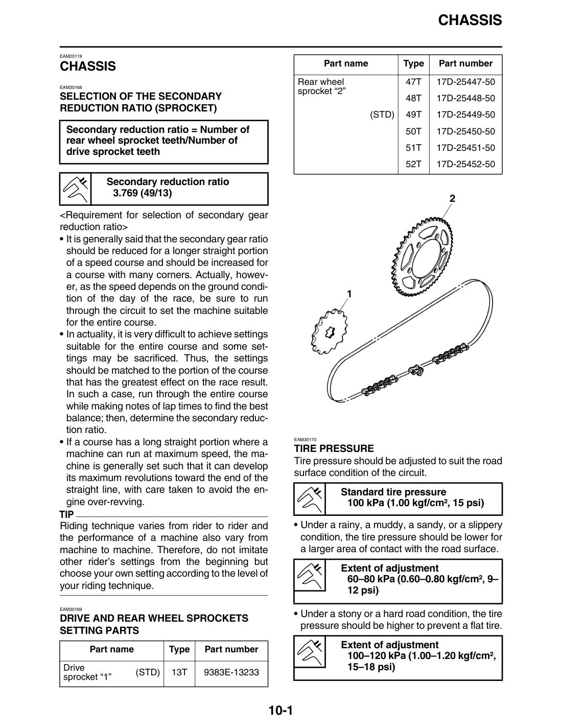 Yamaha YZ450F 2021 service manual - page 354