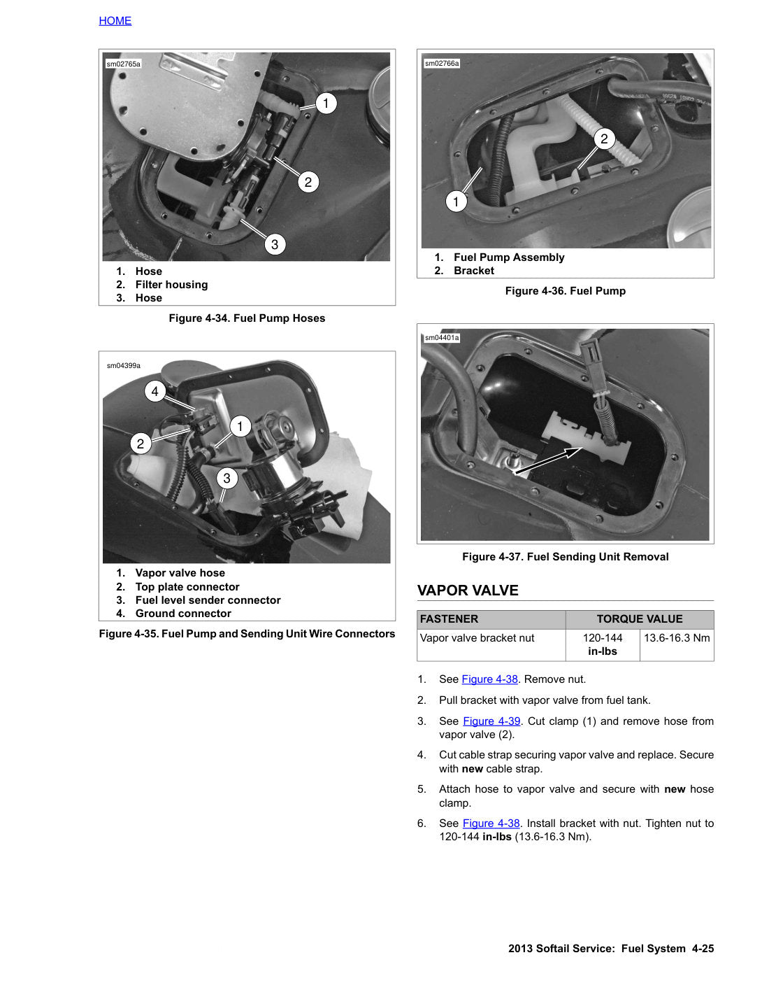 2013 Harley-Davidson Softail Service & Electrical Diagnostic Manual - page 357
