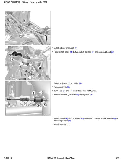 BMW G 310 GS service manual - page 358