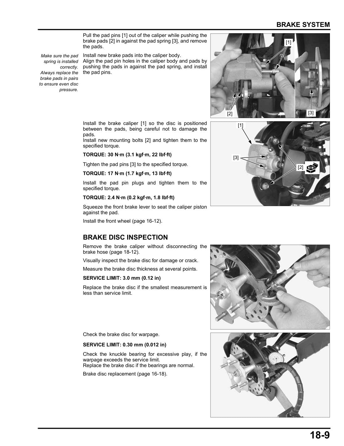 Honda Foreman 500 TRX500FM FE FPM FPE ATV Service Manual 2012 - page 376