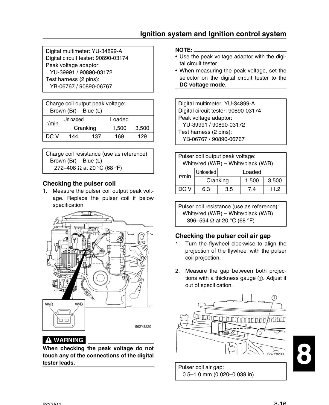 Yamaha F50A FT50B FT50C Outboard service manual - page 377