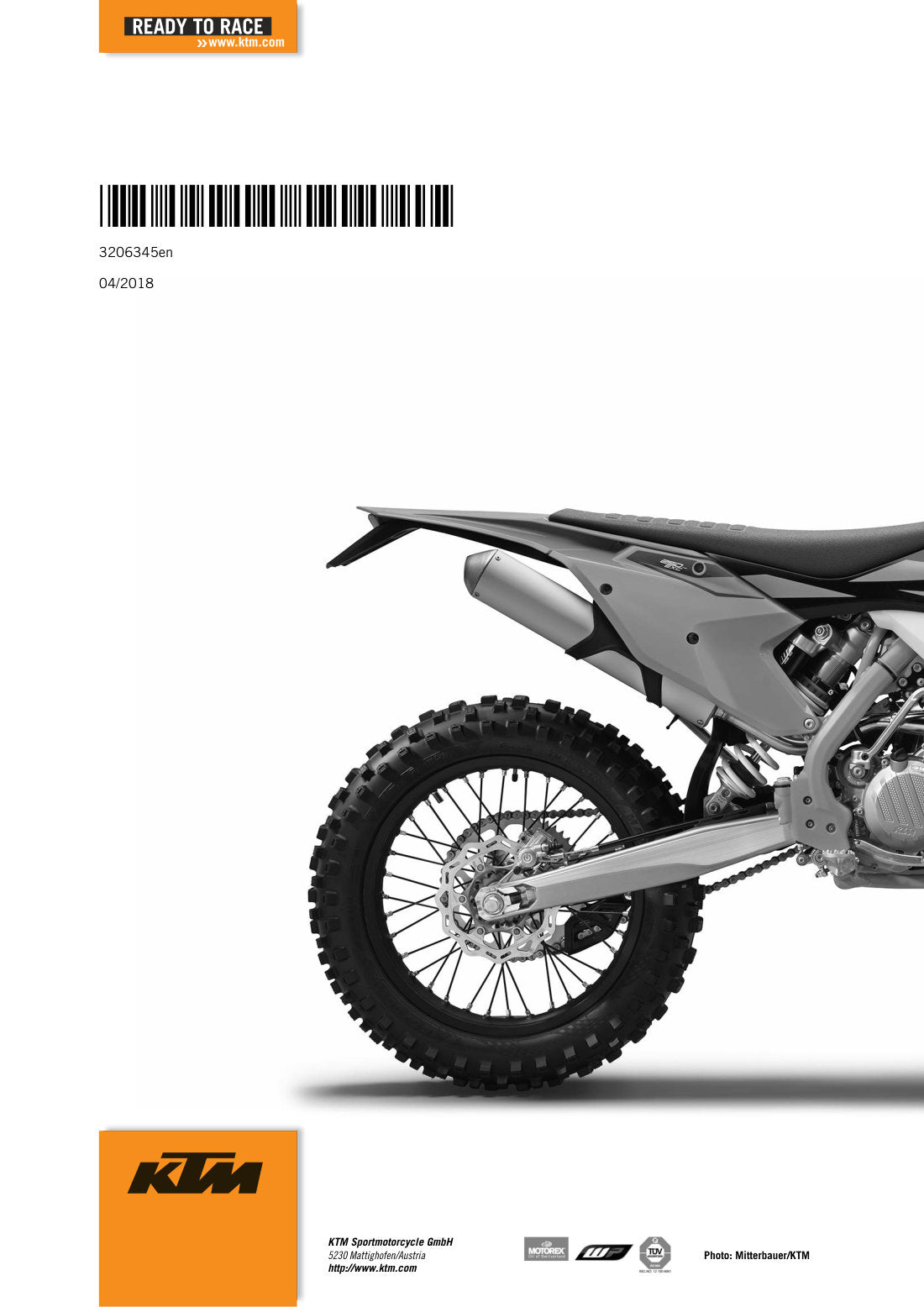 KTM 250 EXC TPI 2019 service manual - page 387
