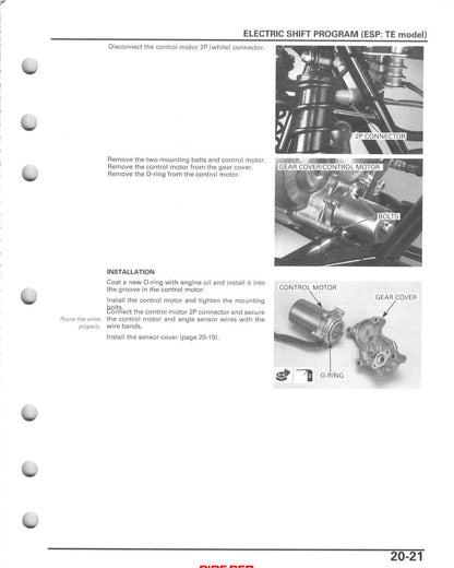 Honda Recon TRX250TE TRX250TM ATV Service Manual 2005-2011 - page 391