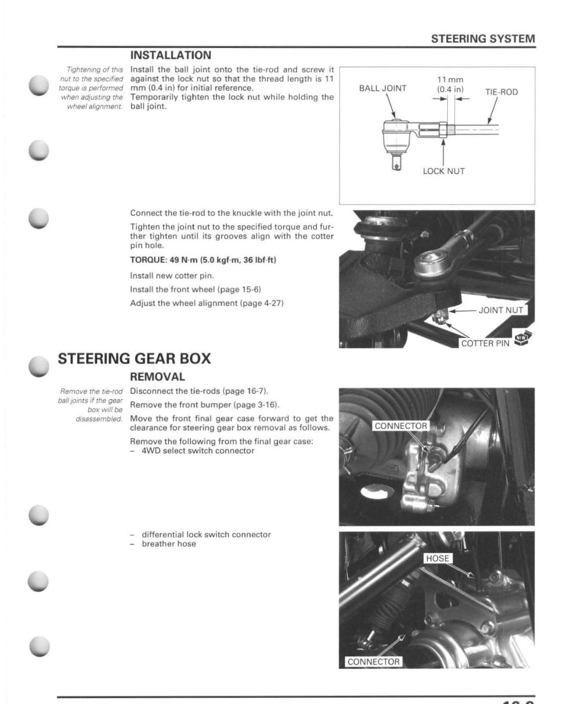 Honda Big Red MUV700 2009-2012 service manual - page 399
