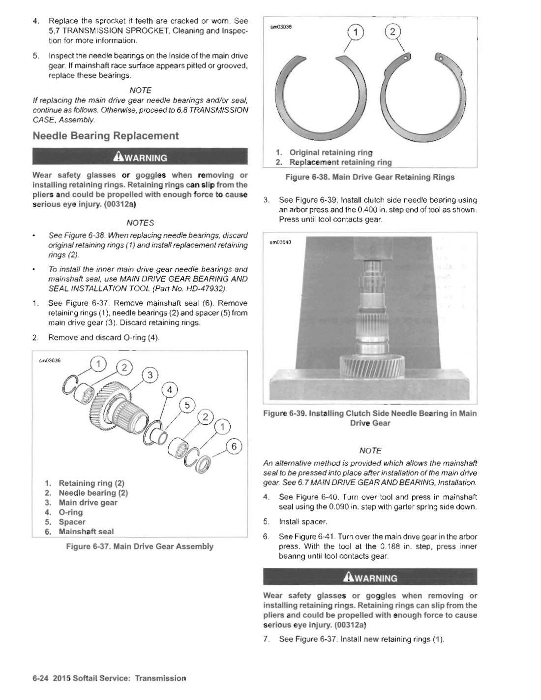 2015 Harley-Davidson Softail Motorcycle Service Manual - page 421
