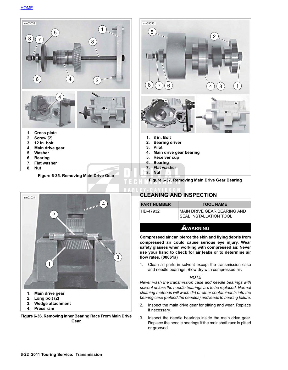 2011 Harley-Davidson Touring Motorcycle Service Manual - page 426