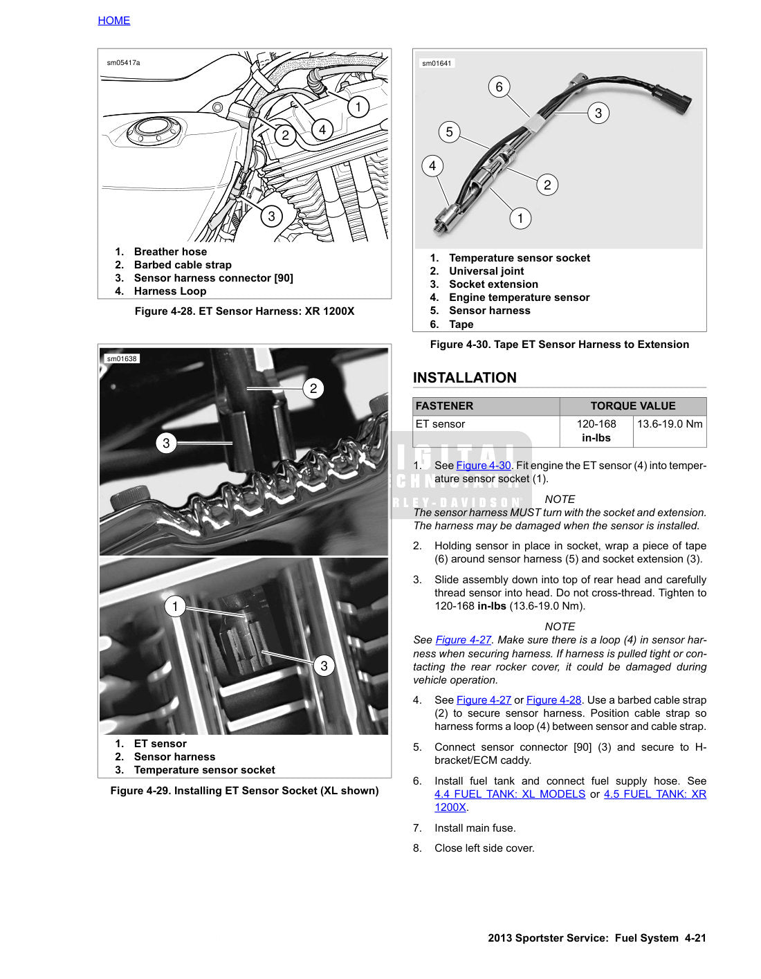 2013 Harley-Davidson Sportster Motorcycle Service Manual - page 429