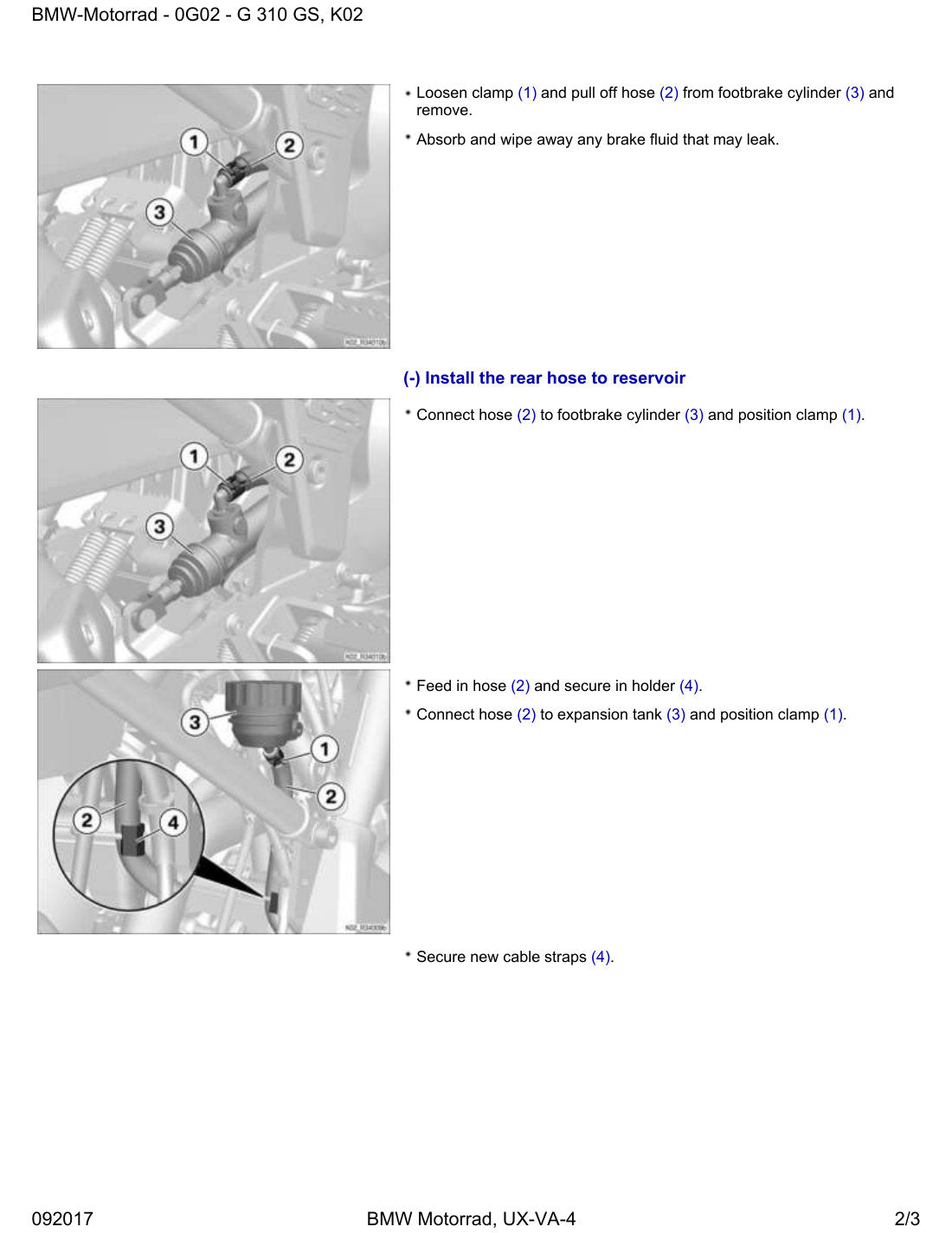 BMW G 310 GS service manual - page 450