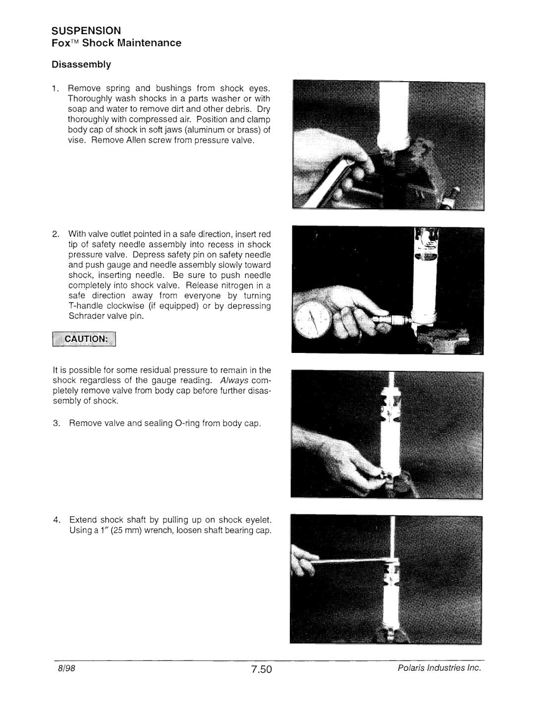 Polaris Snowmobile 1999 service manual - page 451