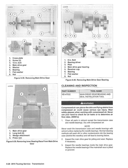 2015 Harley-Davidson Touring Motorcycle Service Manual - page 468