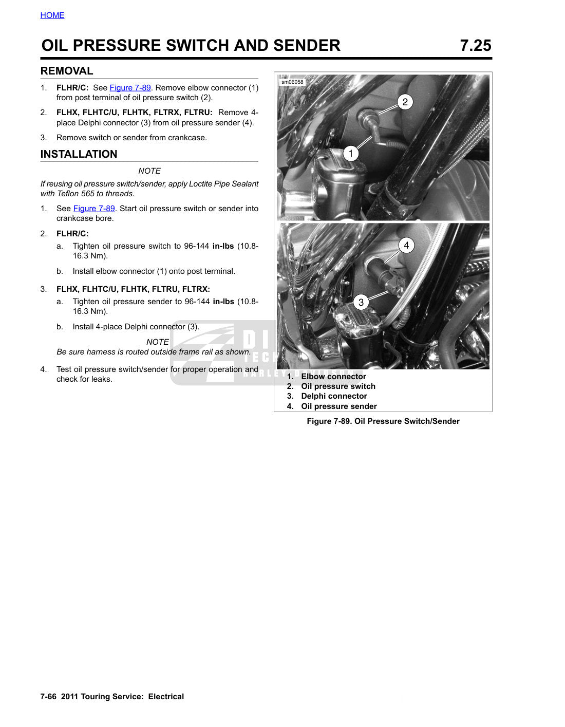 2011 Harley-Davidson Touring Motorcycle Service Manual - page 504