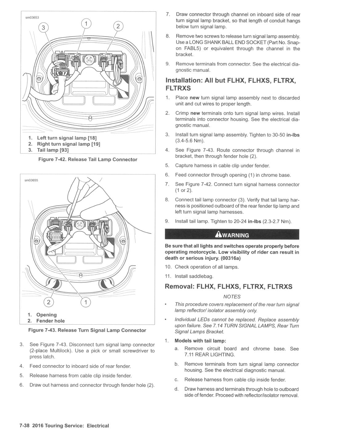 2016 Harley-Davidson Touring Motorcycle Service Manual - page 515