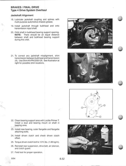 Polaris Snowmobile 1985-1995 service manual - page 521