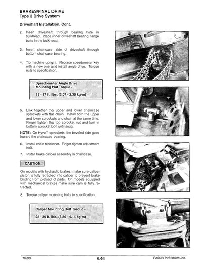 Polaris Snowmobile 1999 service manual - page 521