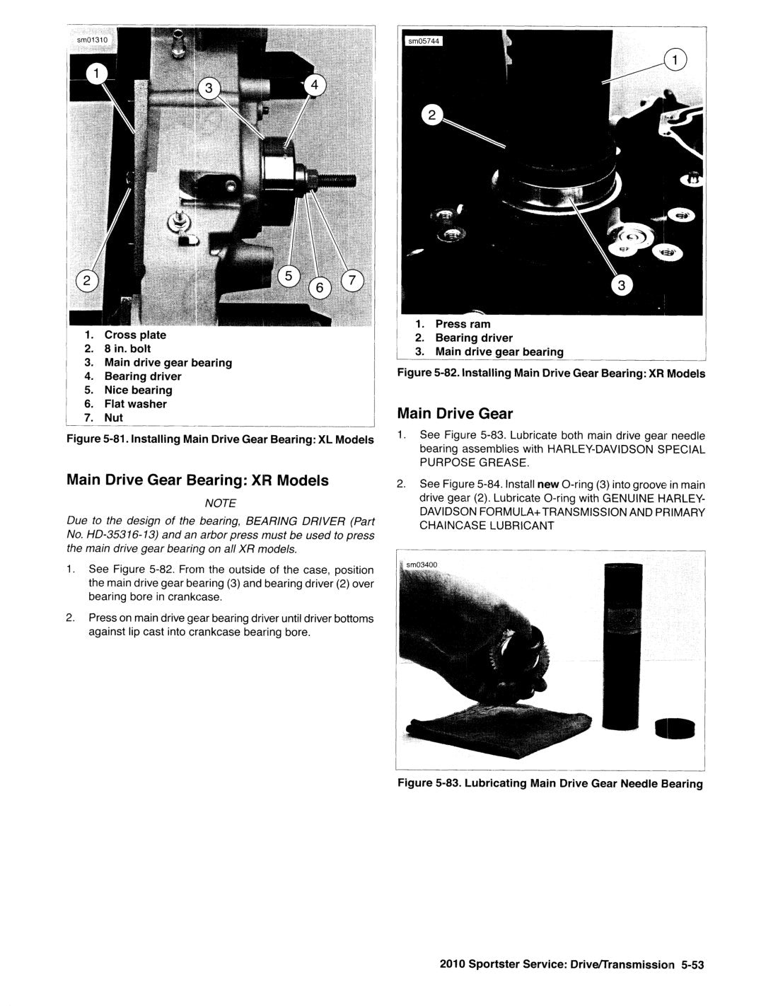 2010 Harley-Davidson Sportster Motorcycle Service Manual - page 571