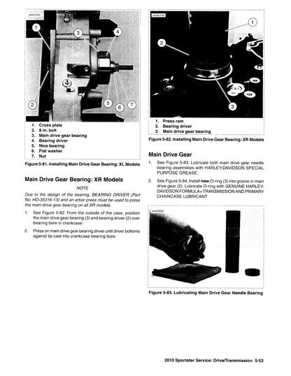 2010 Harley-Davidson Sportster Motorcycle Service Manual - page 571