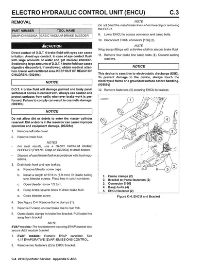 2014 Harley-Davidson Sportster Motorcycle Service Manual - page 571