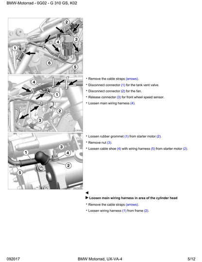 BMW G 310 GS service manual - page 572