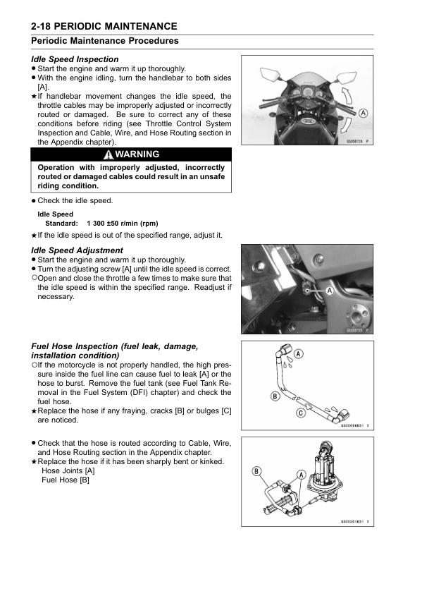 Manuale di servizio moto Kawasaki Ninja 250R | 2008-2012